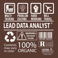 Lead Data Analyst T  Multitasking Certified Job Gi Adjustable Cap | Artistshot