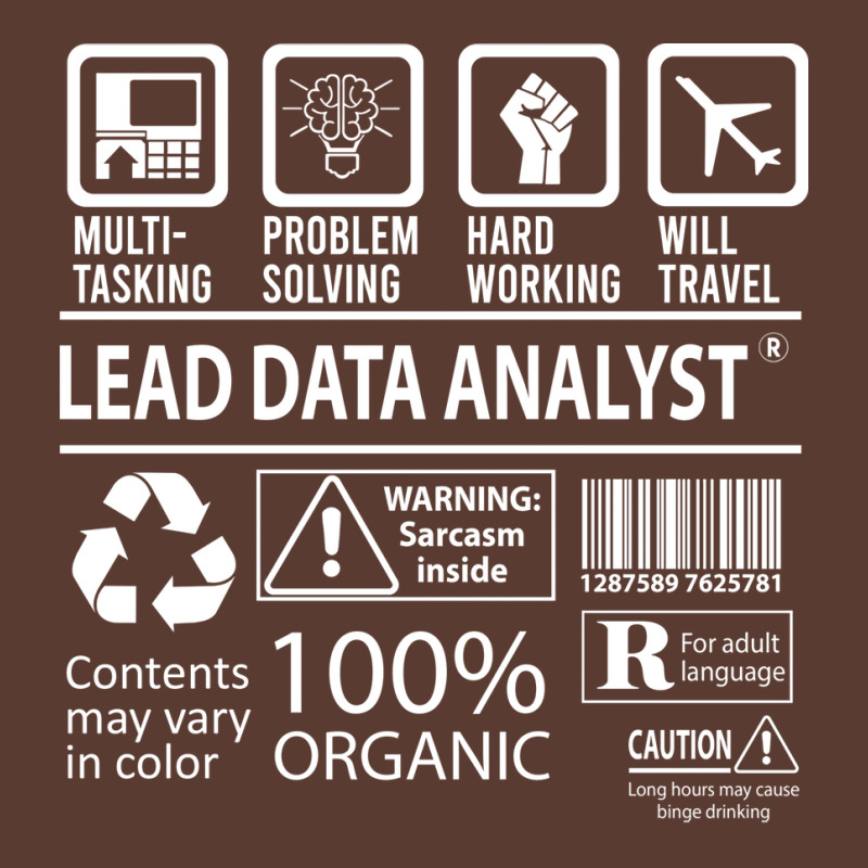 Lead Data Analyst T  Multitasking Certified Job Gi Adjustable Cap by hypplapytep | Artistshot