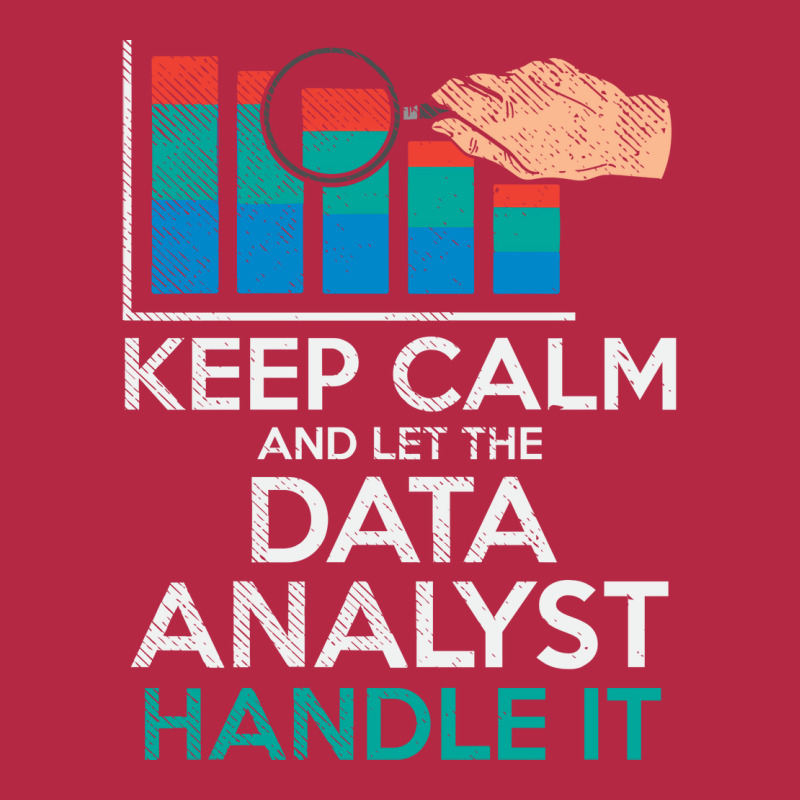 Keep Calm And Let The Data Analyst Handle It Retro Champion Hoodie | Artistshot