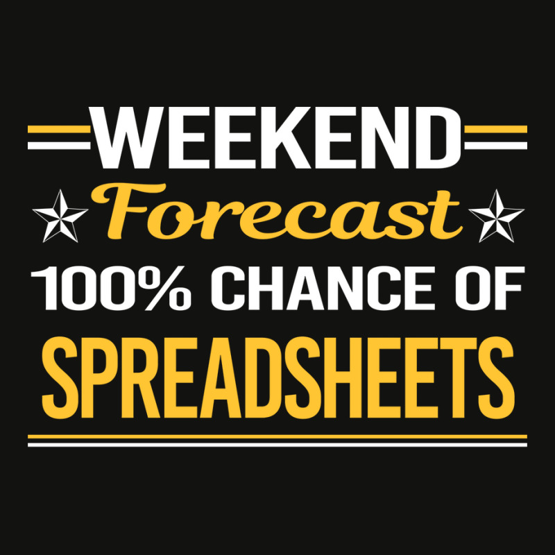 Weekend Forecast 100 Spreadsheet Spreadsheets Gift Scorecard Crop Tee by lisjankunic1 | Artistshot