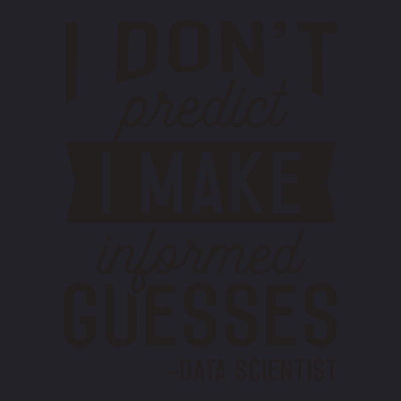 I Dont Predict I Make Informed Guesses Funny Data Unisex Sherpa-Lined Denim Jacket by fatmaluremeb | Artistshot