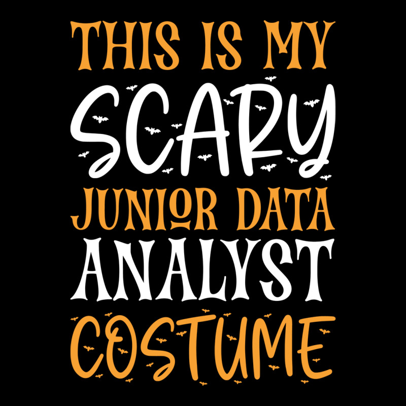 This Is My Scary Junior Data Analyst Costume Red Adjustable Cap | Artistshot