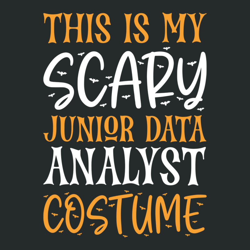 This Is My Scary Junior Data Analyst Costume Red Women's Triblend Scoop T-shirt by leivazglejdig | Artistshot