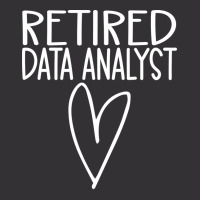 Retired Data Analyst Red Vintage Hoodie And Short Set | Artistshot