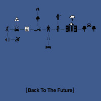 Back To The Future Pictogram Story Champion Hoodie | Artistshot