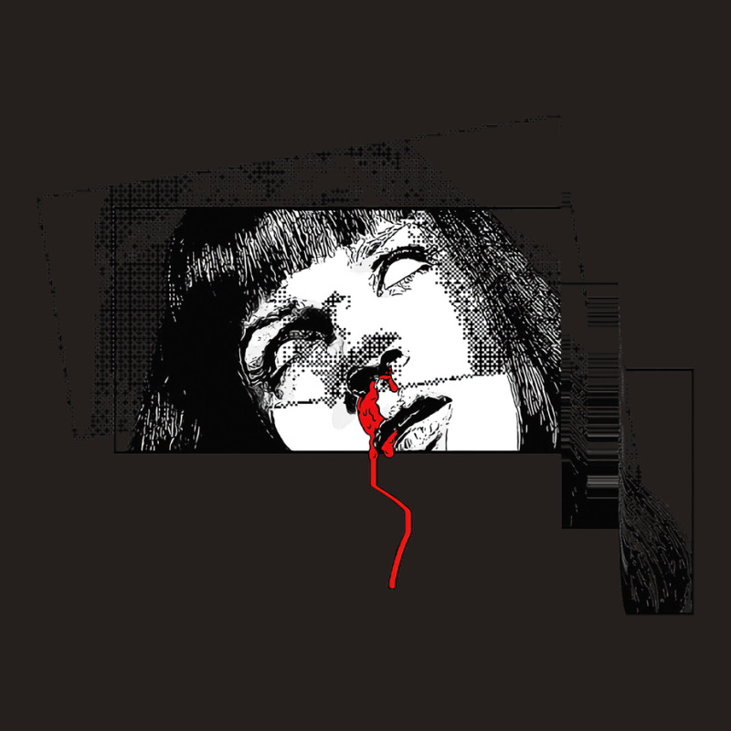 Mia Wallace Glitch Art ∆∆∆ Aesthetic Graphic Tank Top | Artistshot