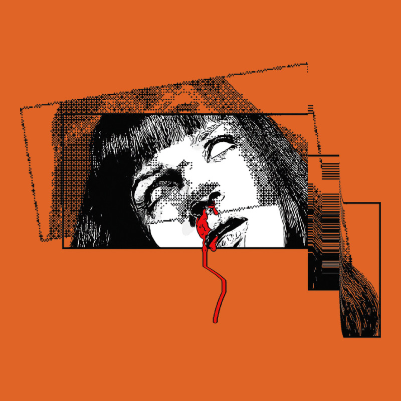 Mia Wallace Glitch Art ∆∆∆ Aesthetic Graphic Unisex Hoodie | Artistshot