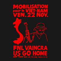 Mobilisation For Vietnam   Revolution Protest Flannel Shirt | Artistshot