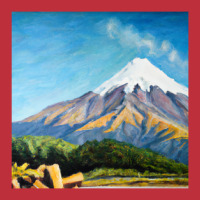 Taranaki Sunrise In Winter   2022 New Zealand Prin Bucket Hat | Artistshot