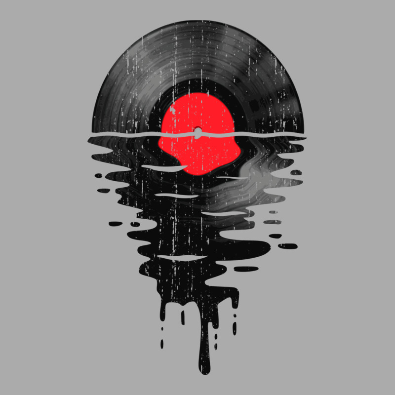 Music Vinyl Record Cool Sunset Red T-Shirt by delhayeidai | Artistshot