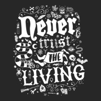 Never Trust The Living   Goth   Vintage Distressed Men's T-shirt Pajama Set | Artistshot