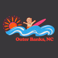 Outer Banks, Nc   Original Retro Style Surf Beach Ladies Curvy T-shirt | Artistshot