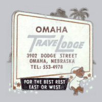 Omaha Travel Lodge        Retro Mid Century Aesthe Unisex Jogger | Artistshot