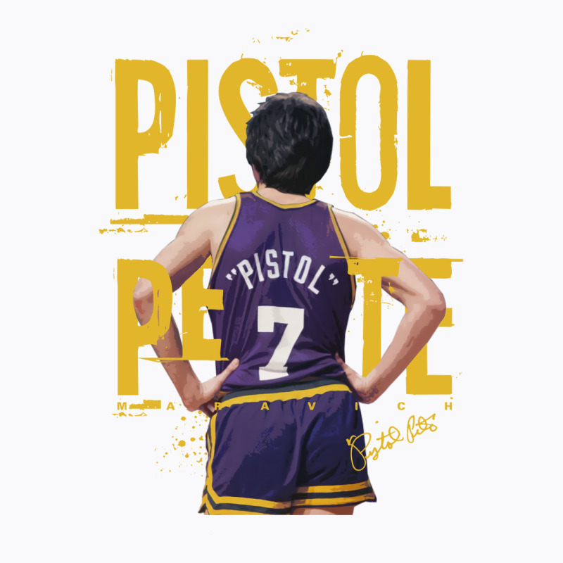 Pistol Pete Maravich T-shirt | Artistshot