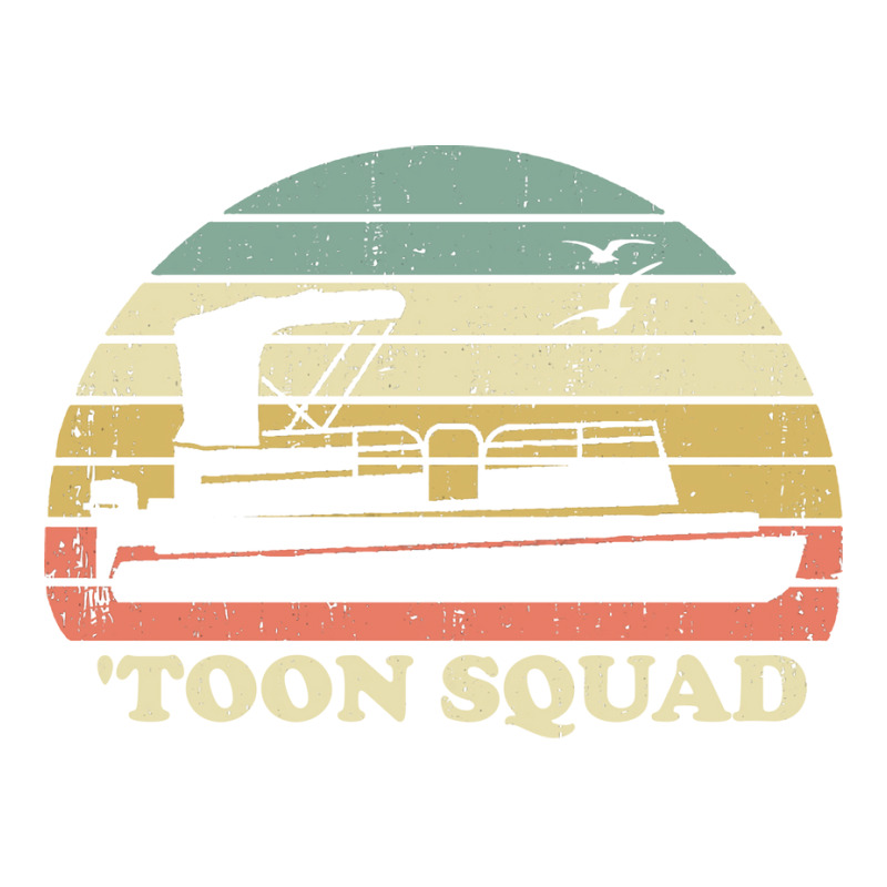 Pontoon Boat Toon Squad Vintage Retro Men's T-shirt Pajama Set | Artistshot