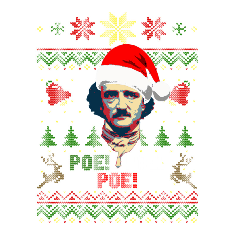 Poe Poe Poe Edgar Allan Poe Ho Ho Ho Ho Christmas Men's 3/4 Sleeve Pajama Set | Artistshot