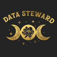 Data Steward Boho Moon Wild Rose Golden Design 3/4 Sleeve Shirt | Artistshot