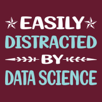 Funny Easily Distracted By Data Science Red Classic T-shirt | Artistshot