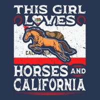 This Girl Loves Horses California Summer Ladies Denim Jacket | Artistshot