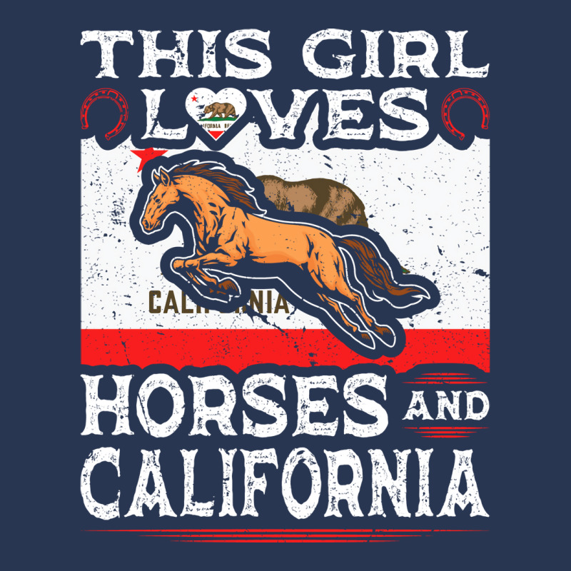 This Girl Loves Horses California Summer Ladies Denim Jacket by cazeiakeizoux | Artistshot