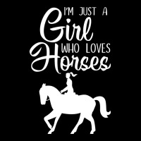 Im Just A Girl Who Loves Horses Gift Riding Gift Pocket T-shirt | Artistshot