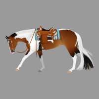 Tobiano Western Pleasure Horse Equine Rampaige Cut Graphic T-shirt | Artistshot