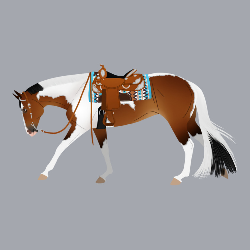 Tobiano Western Pleasure Horse Equine Rampaige Cut Long Sleeve Shirts by mnoodincicr | Artistshot