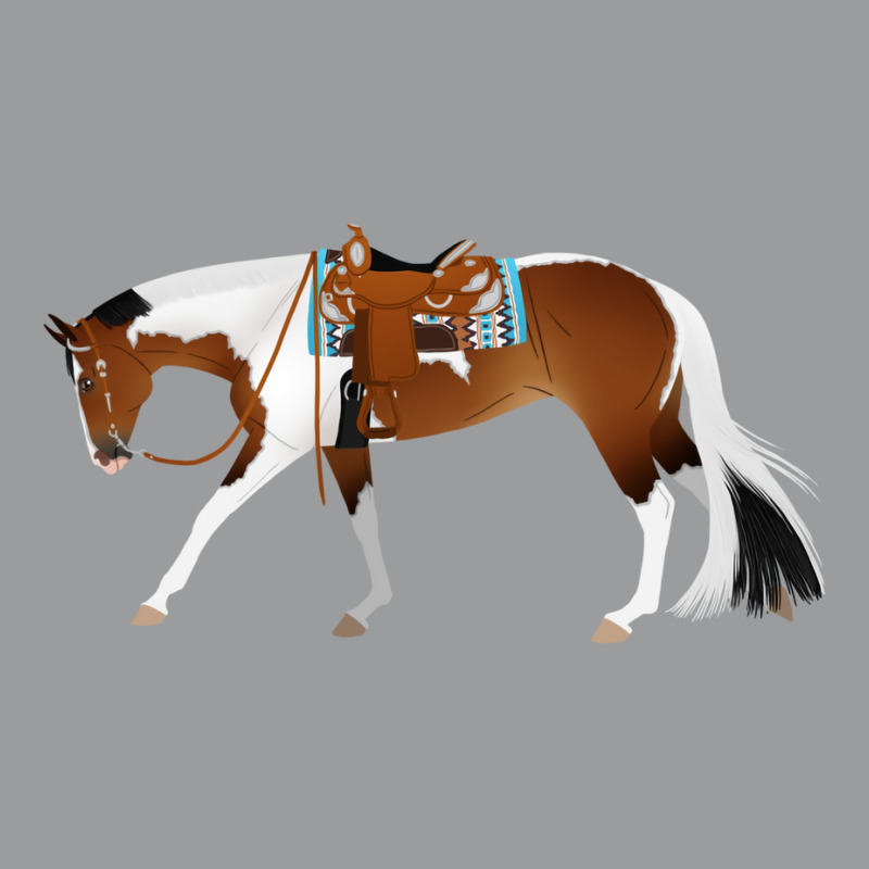 Tobiano Western Pleasure Horse Equine Rampaige Cut Classic T-shirt by mnoodincicr | Artistshot