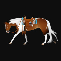 Tobiano Western Pleasure Horse Equine Rampaige Cut Crop Top | Artistshot