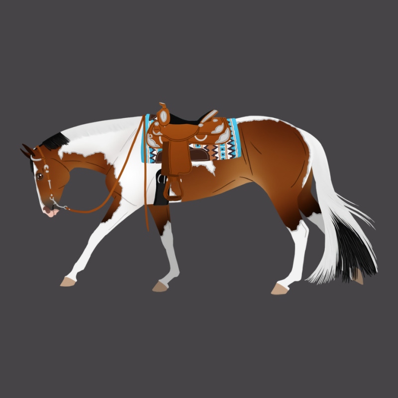 Tobiano Western Pleasure Horse Equine Rampaige Cut Ladies Polo Shirt by mnoodincicr | Artistshot