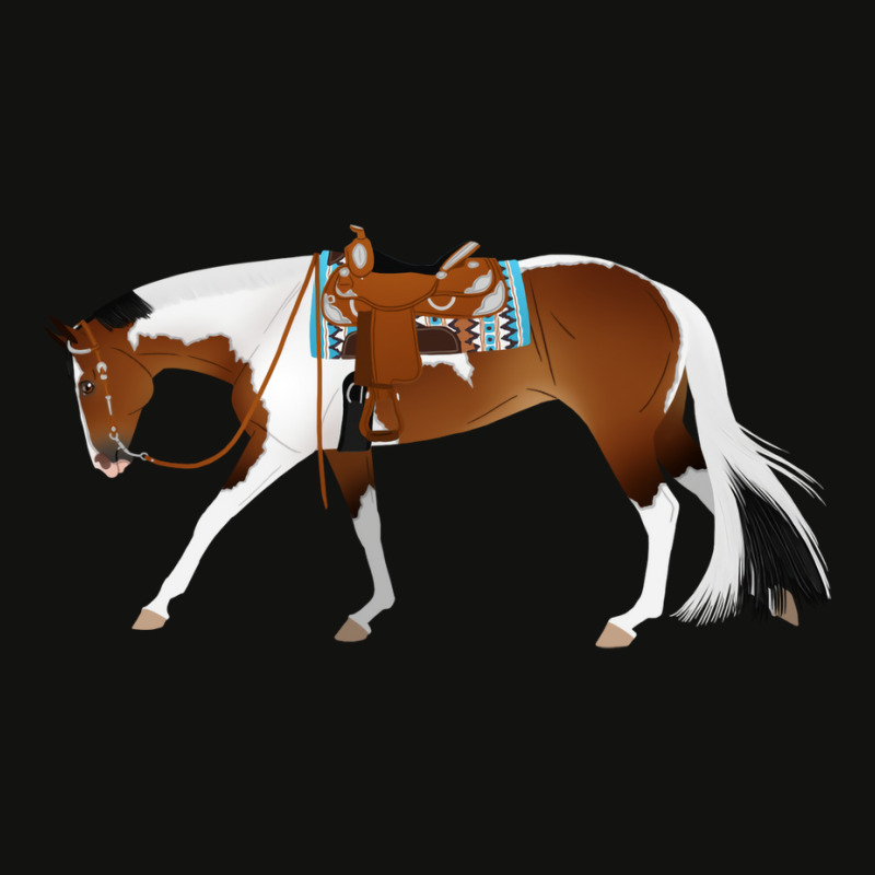 Tobiano Western Pleasure Horse Equine Rampaige Cut Scorecard Crop Tee by mnoodincicr | Artistshot