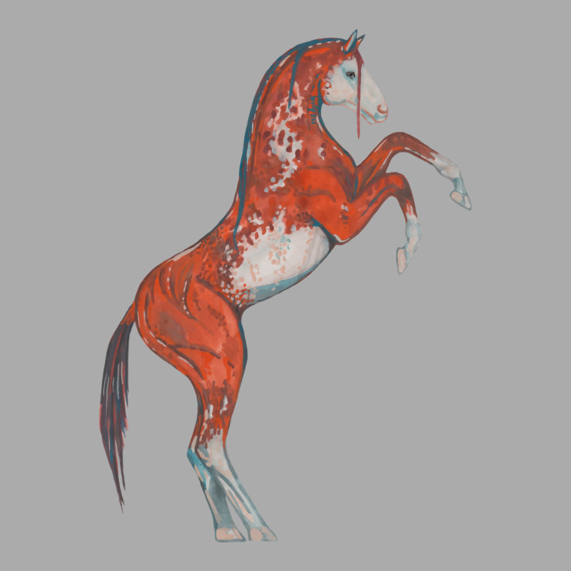 Paint Red Horse Love Aesthetic T-Shirt by seakolaasseh | Artistshot