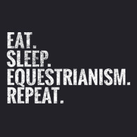 Eat Sleep Equestrianism Repeat Summer Unisex Sherpa-lined Denim Jacket | Artistshot