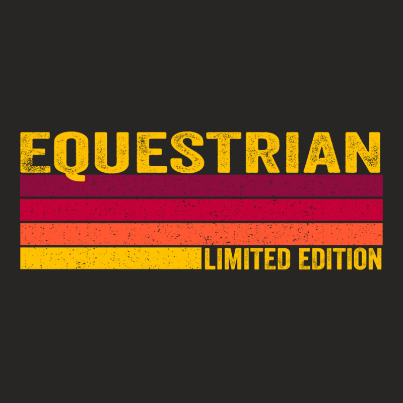 Equestrian 80s Retro Vintage Limited Edition Natur Ladies Fitted T-Shirt by asaquegaikad | Artistshot