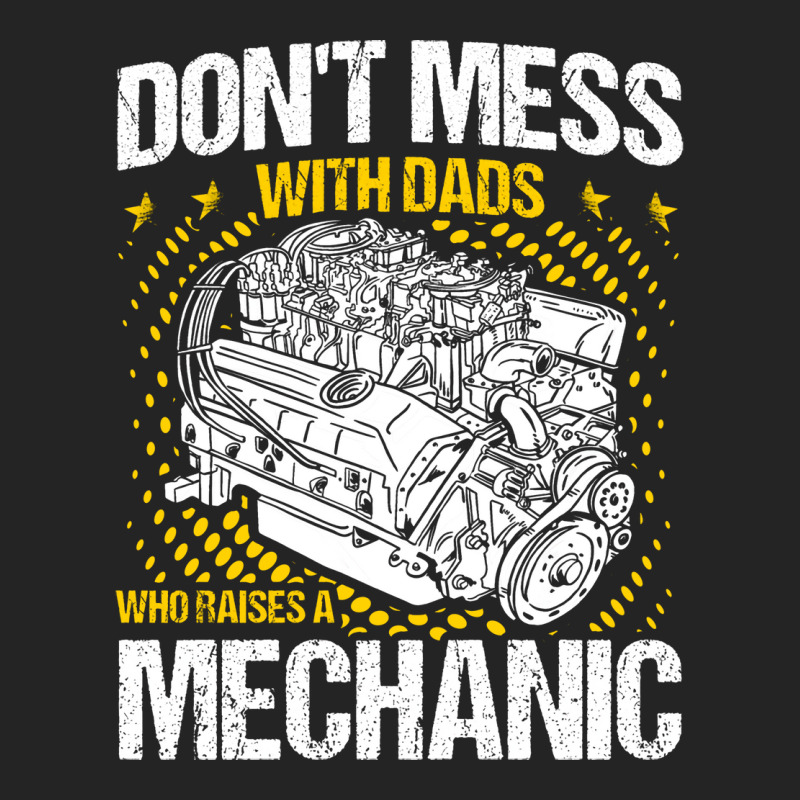 Dads Who Raises A Mechanic Mechanic Dad Vintage 3/4 Sleeve Shirt | Artistshot