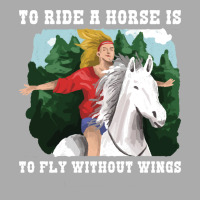 To Ride A Horse Funny Horse Gift Blue T-shirt | Artistshot