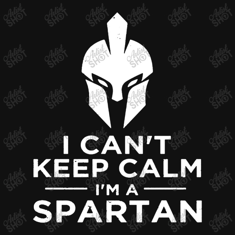 I'am Spartan Portrait Canvas Print | Artistshot