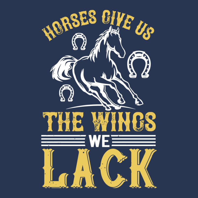 Horses Give Us The Wings We Lack Funny Men Denim Jacket by peemotchalwe4 | Artistshot