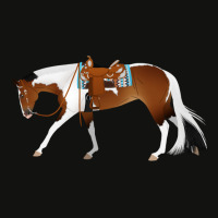 Tobiano Western Pleasure Horse Equine Rampaige Scorecard Crop Tee | Artistshot