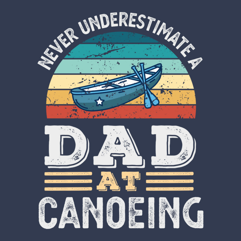 Funny Dad At Canoeing Fathers Day Gift Men 80s V-neck Tee | Artistshot