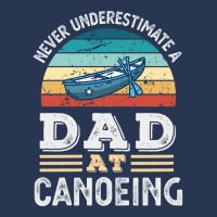 Funny Dad At Canoeing Fathers Day Gift Men 80s Men Denim Jacket | Artistshot