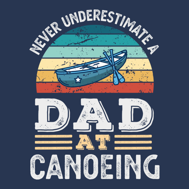 Funny Dad At Canoeing Fathers Day Gift Men 80s Men Denim Jacket | Artistshot