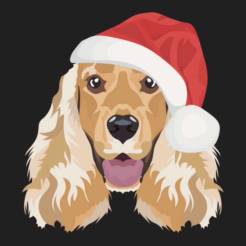 English Cocker Spaniel Merry Christmas Cool T-shirt | Artistshot