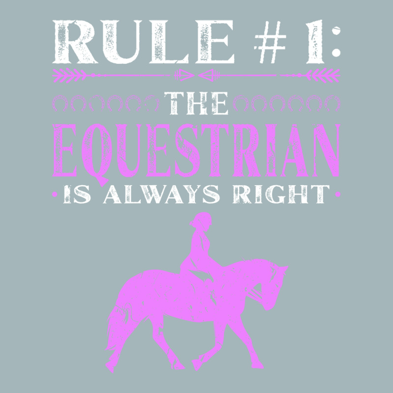 Rule The Equestrian Is Always Right Rider Girl Hor Unisex Sherpa-Lined Denim Jacket by peemotchalwe4 | Artistshot