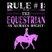 Rule The Equestrian Is Always Right Rider Girl Hor Lightweight Hoodie | Artistshot