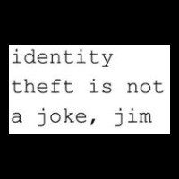 Identity Theft Is Not A Joke Graphic Youth T-shirt | Artistshot