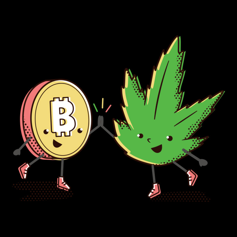 Bitcoin And Cannabis Humor Legging by kersonmosateb | Artistshot