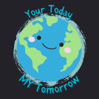 Your Today My Tomorrow Planet Earth Kids Future Hi Unisex Sherpa-lined Denim Jacket | Artistshot