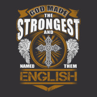 English Name T  God Found Strongest And Named Them Vintage Hoodie And Short Set | Artistshot