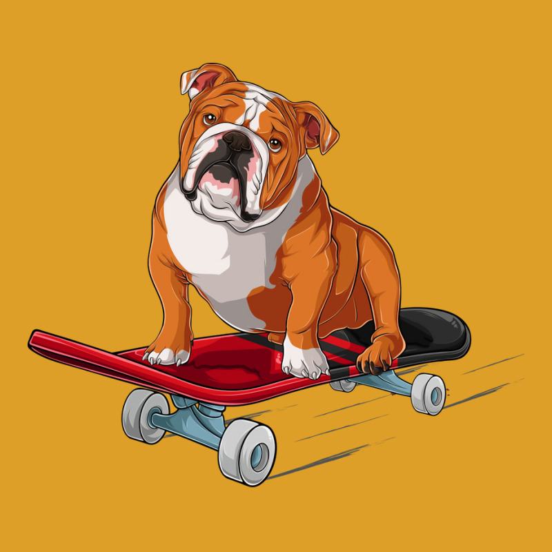 English Bulldog English Bulldog On A Skateboard T-shirt | Artistshot